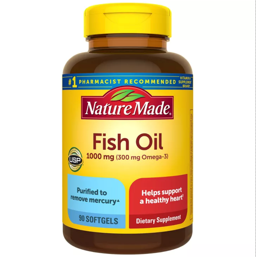 NATURE MADE FISH OIL 1000 MG SOFTGELS, USP VERIFIED