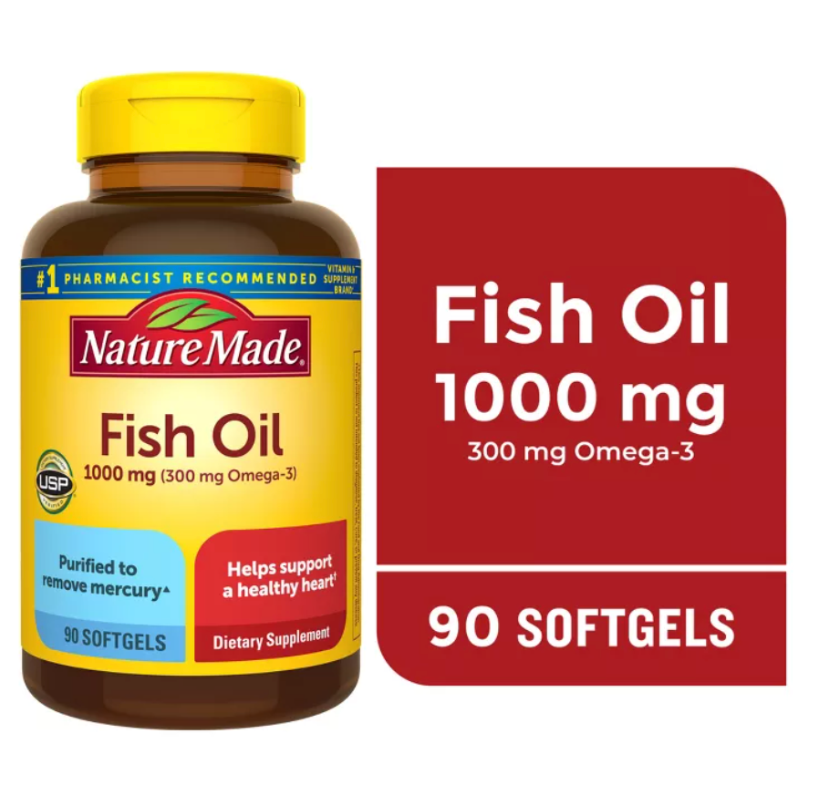NATURE MADE FISH OIL 1000 MG SOFTGELS, USP VERIFIED