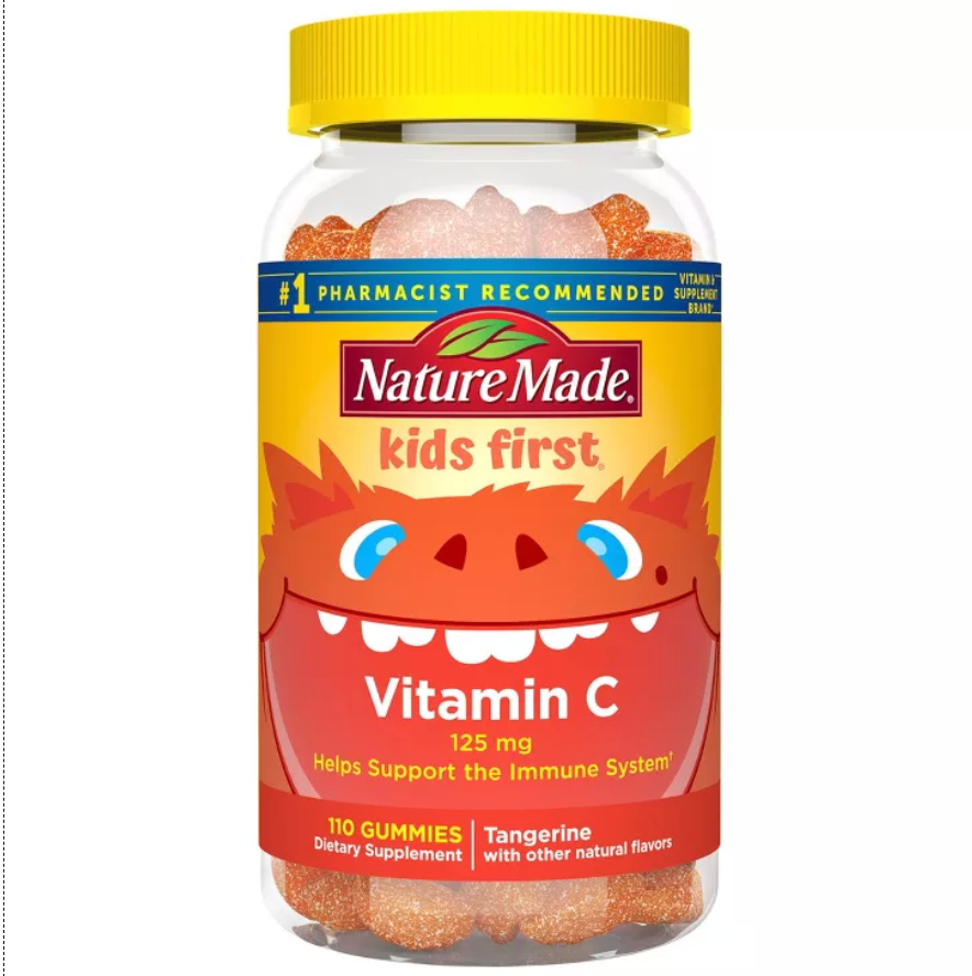 NATURE MADE KIDS FIRST VITAMIN C GUMMIES FOR IMMUNE SUPPORT - TANGERINE