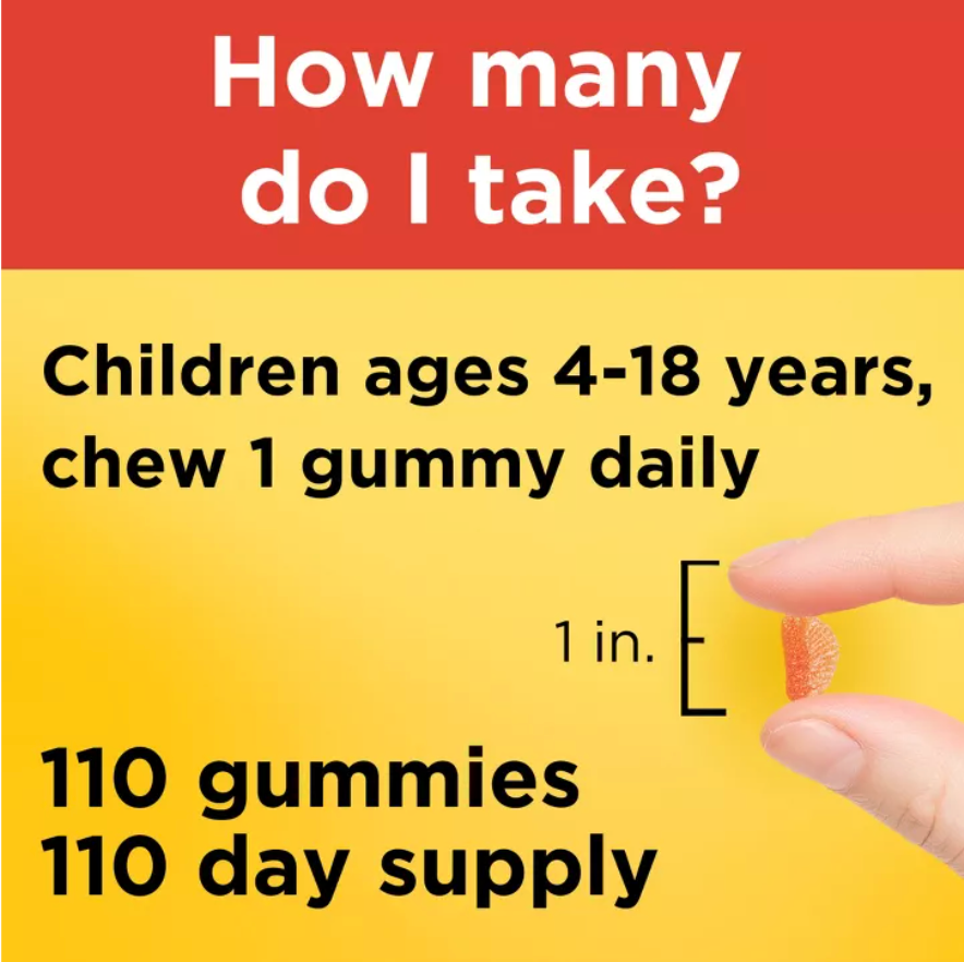 NATURE MADE KIDS FIRST VITAMIN C GUMMIES FOR IMMUNE SUPPORT - TANGERINE