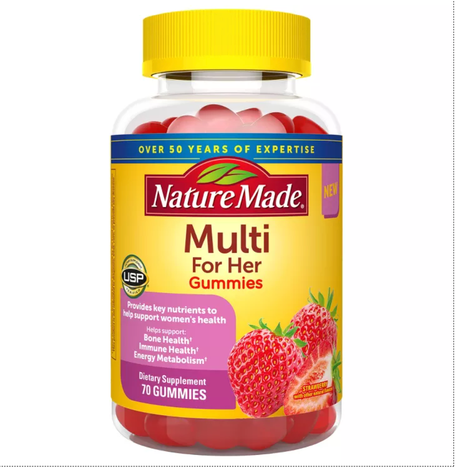NATURE MADE WOMEN MULTIVITAMIN GUMMIES, USP VERIFIED
