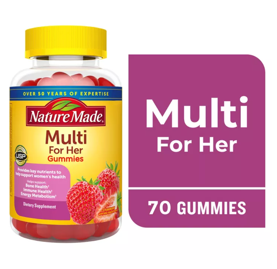 NATURE MADE WOMEN MULTIVITAMIN GUMMIES, USP VERIFIED