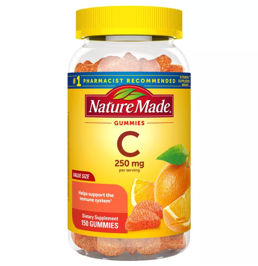 NATURE MADE VITAMIN C 250MG PER SERVING FOR IMMUNE SUPPORT VITAMIN GUMMIES - TANGERINE FLAVORED