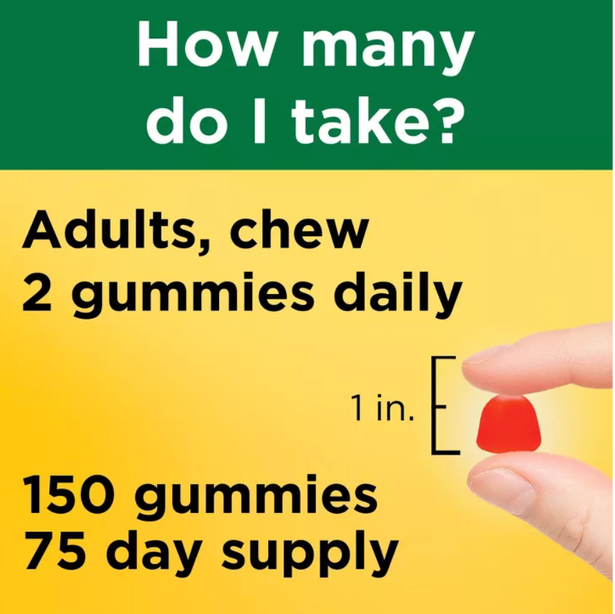NATURE MADE VITAMIN D3 2000 IU (50 MCG), FOR BONE HEALTH AND IMMUNE SUPPORT VITAMIN GUMMIES