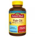 NATURE MADE FISH OIL SUPPLEMENTS 1200 MG, OMEGA 3 SUPPLEMENTS FOR HEALTHY HEART SUPPORT, SOFTGELS, USP VERIFIED