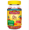 NATURE MADE VITAMIN D3 2000 IU (50 MCG), FOR BONE HEALTH AND IMMUNE SUPPORT VITAMIN GUMMIES