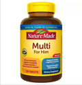 NATURE MADE MENS MULTIVITAMIN WITH NO IRON, NUTRITIONAL SUPPORT TABLETS, USP VERIFIED