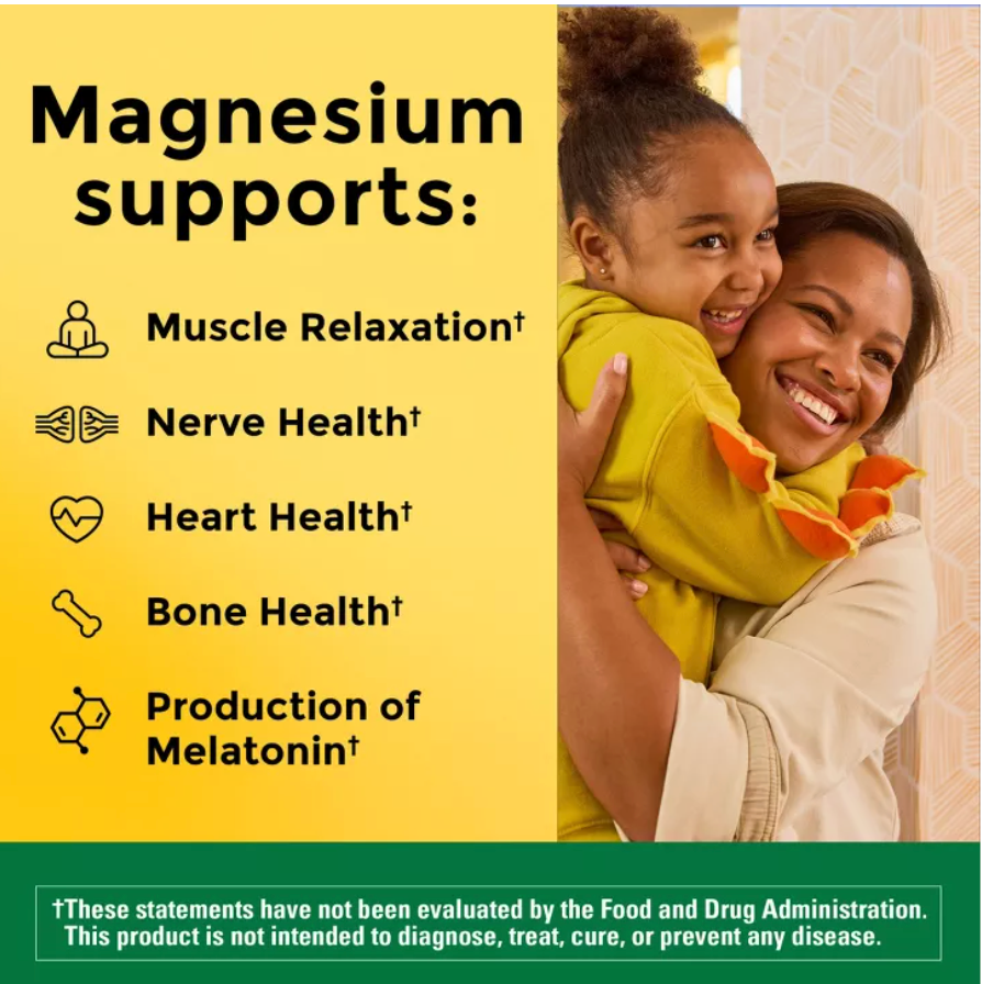 NATURE MADE MAGNESIUM CITRATE 250 MG PER SERVING, MAGNESIUM SUPPLEMENT, SOFTGELS, USP VERIFIED