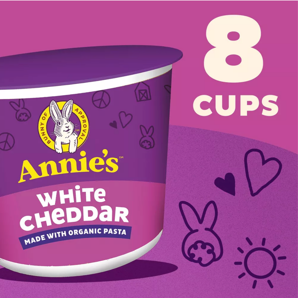 ANNIES WHITE CHEDDAR MAC & CHEESE CUPS