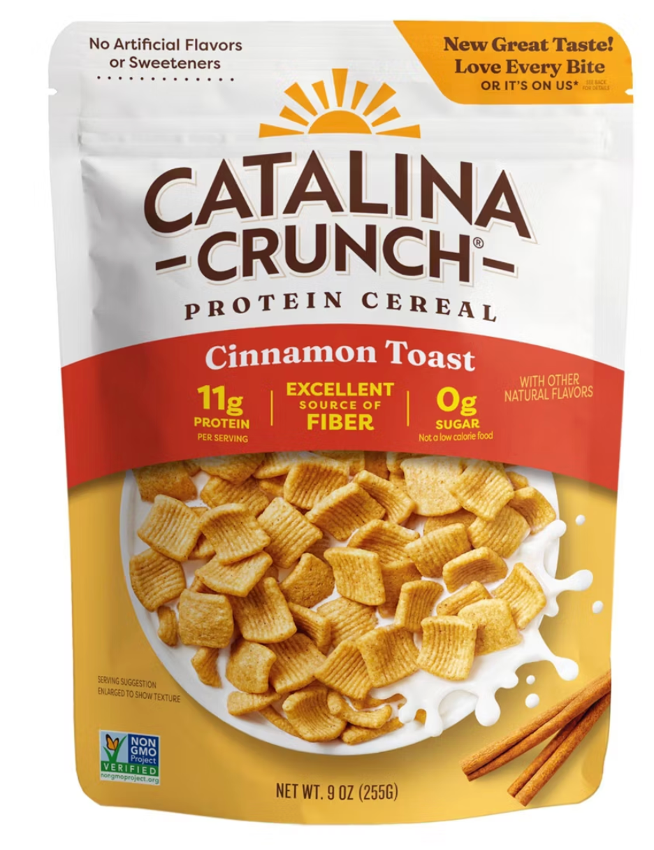 CATALINA CRUNCH CEREAL CINNAMON TOAST