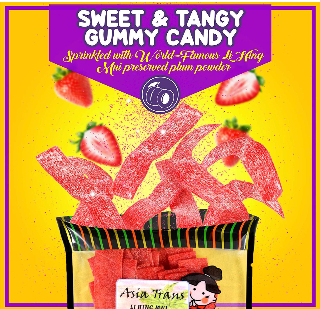 HAWAII: LI HING MUI STRAWBERRY BELTS
