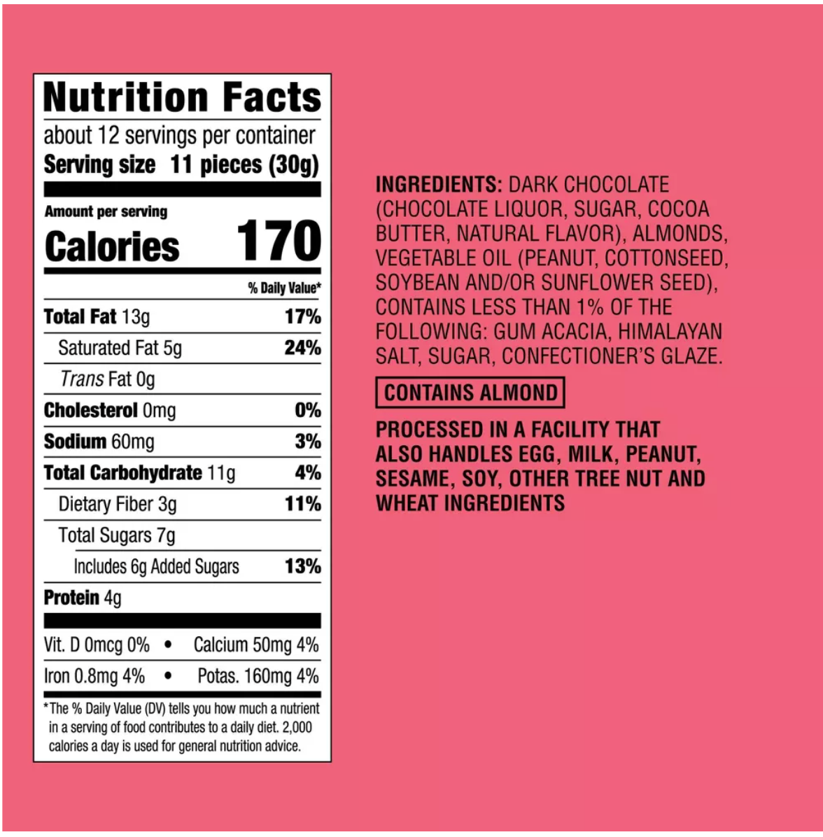 HIMALAYAN SALTED DARK CHOCOLATE ALMONDS