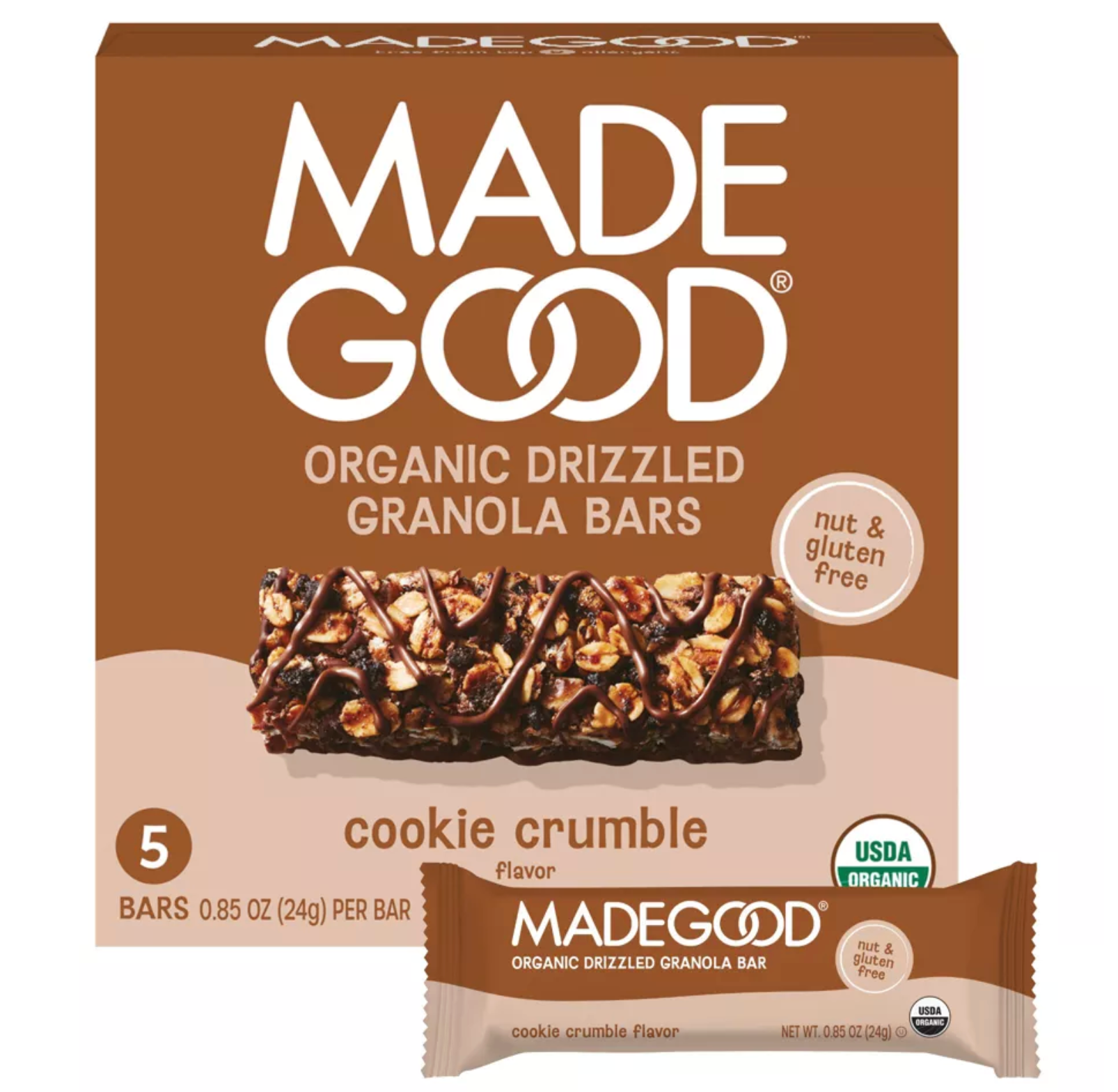 DUO PACK MADE GOOD DRIZZLED BARS