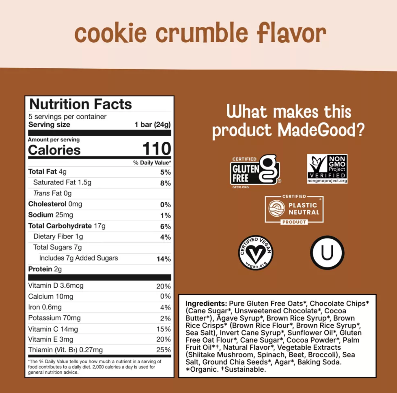 DUO PACK MADE GOOD DRIZZLED BARS