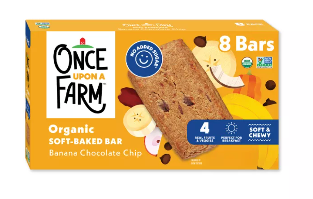 ONCE UPON A FARM BANANA CHOCO CHIP SOFT BAKED BARS