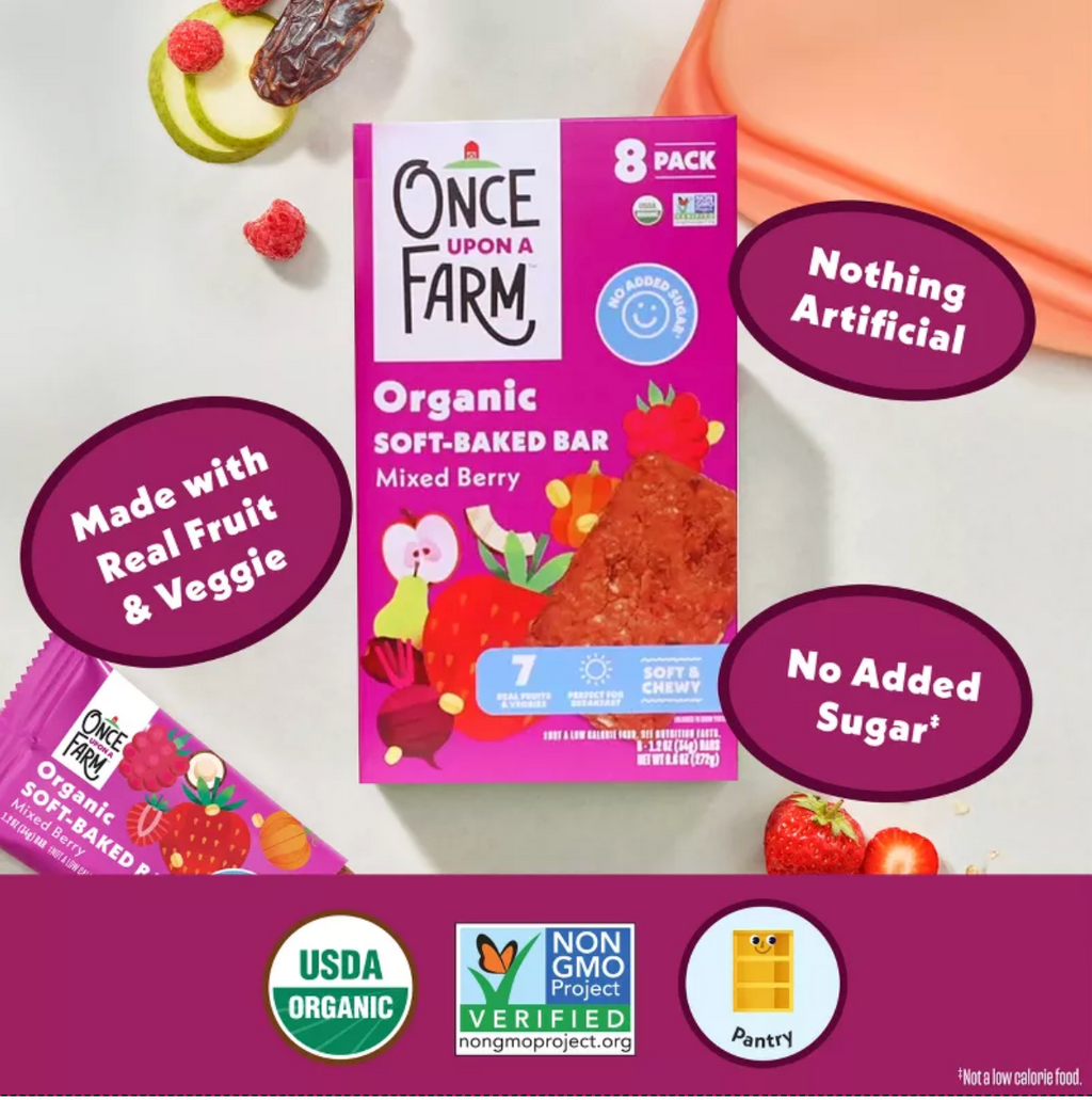 ONCE UPON A FARM MIXED BERRY SOFT BAKED BARS