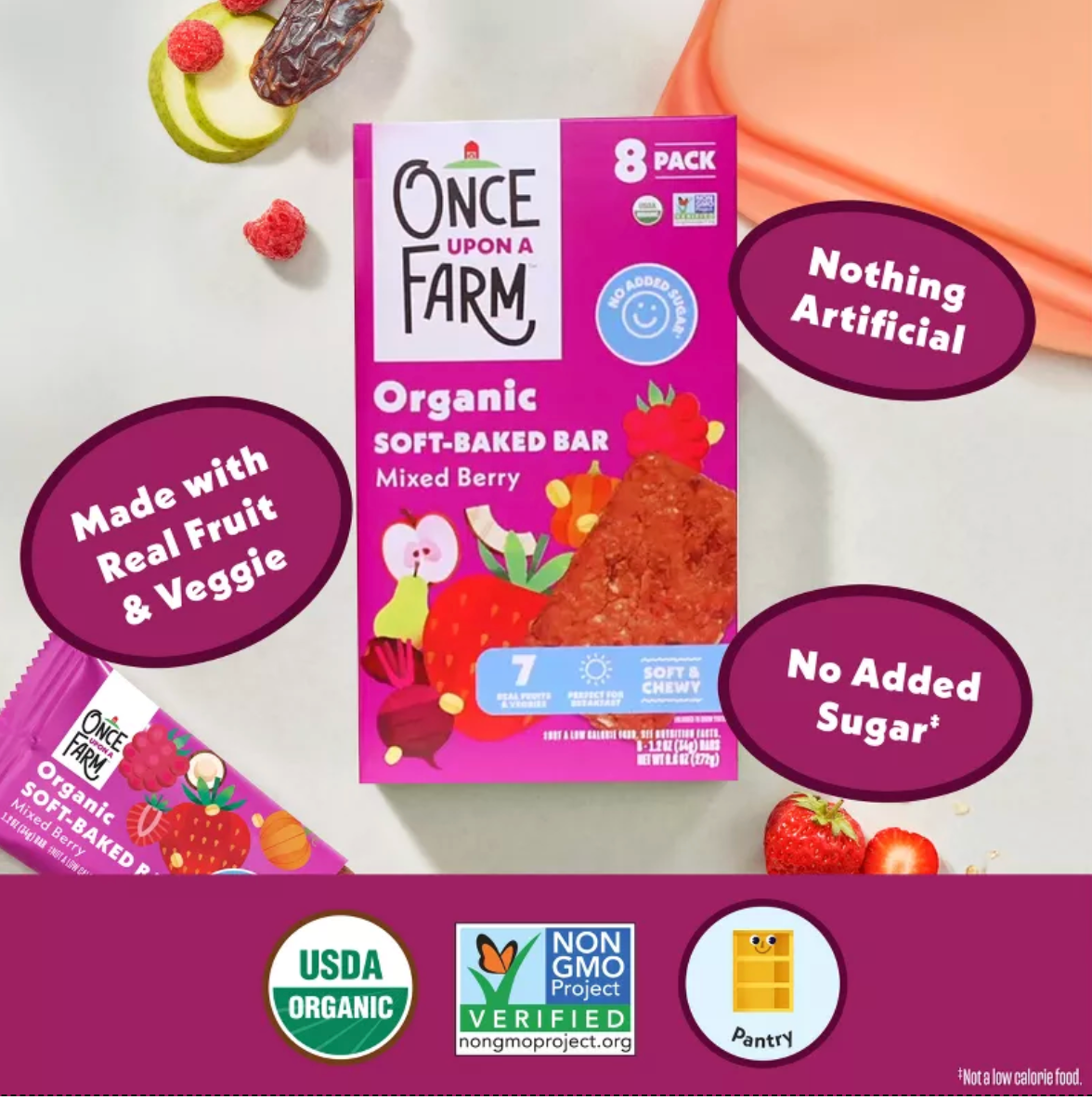 ONCE UPON A FARM MIXED BERRY SOFT BAKED BARS