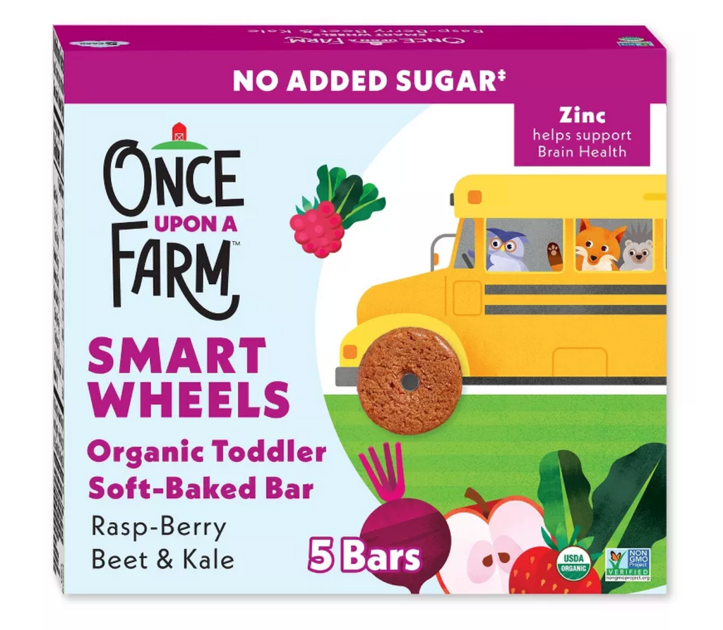 ONCE UPON A FARM TRACTOR RASP-BERRY + KALE WHEELS