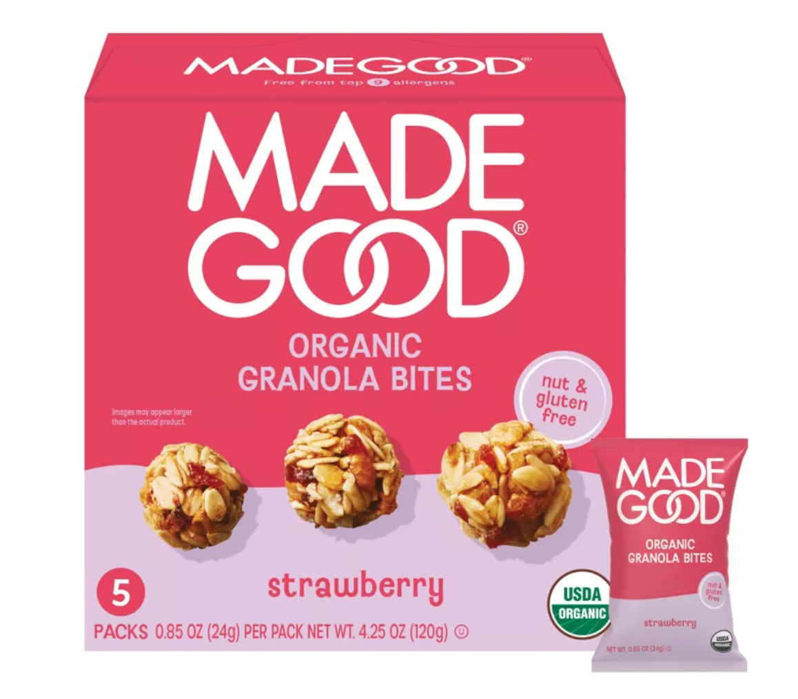 MADE GOOD STRAWBERRY GRANOLA BITES