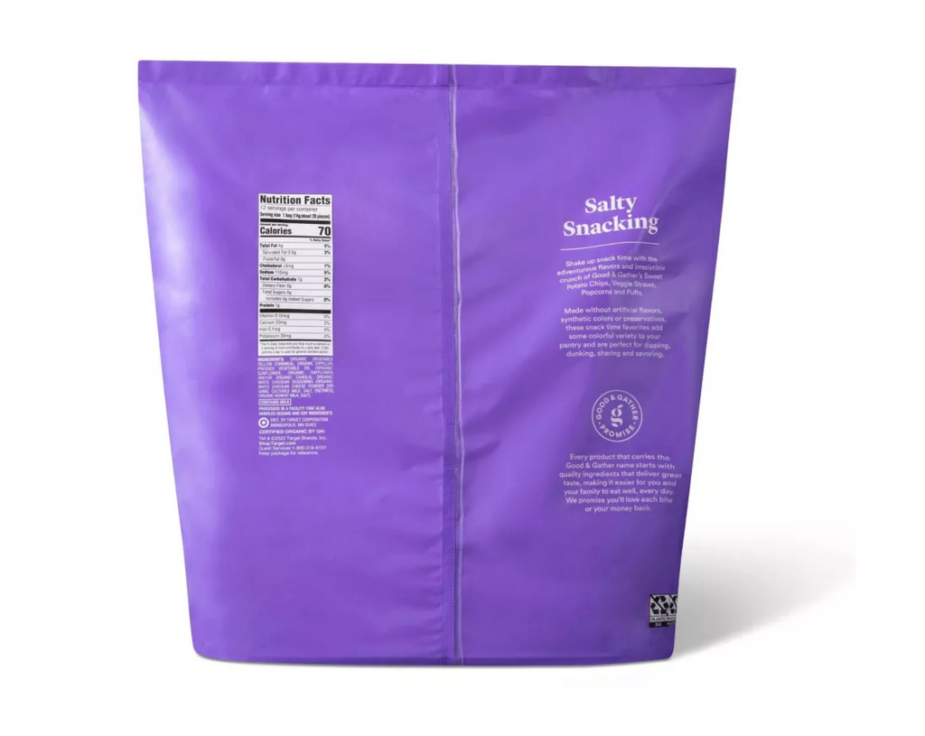 GOOD & GATHER ORGANIC WHITE CHEDDAR PUFFS MULTIPACK
