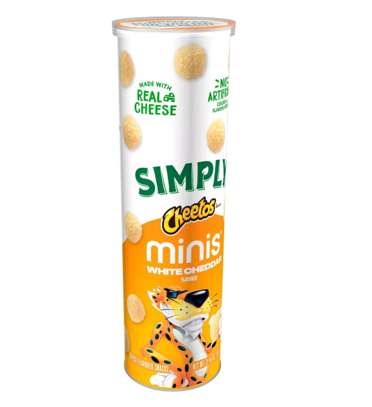 SIMPLY MINIS CANISTER WHITE CHEDDAR CHIPS