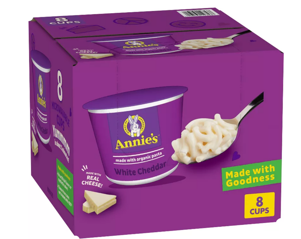 ANNIES WHITE CHEDDAR MAC & CHEESE CUPS
