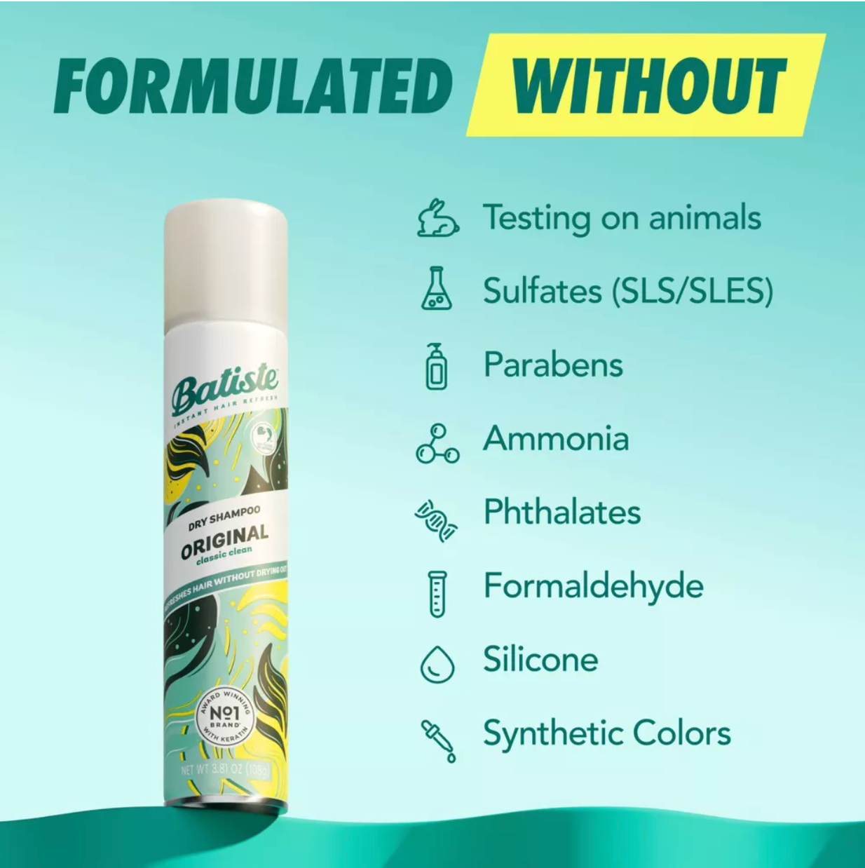 BATISTE MINI DRY SHAMPOO