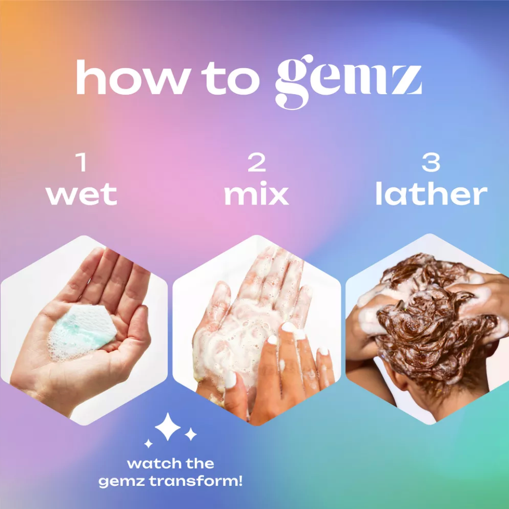 GEMZ SHAMPOO + CONDITIONER VARIETY KIT