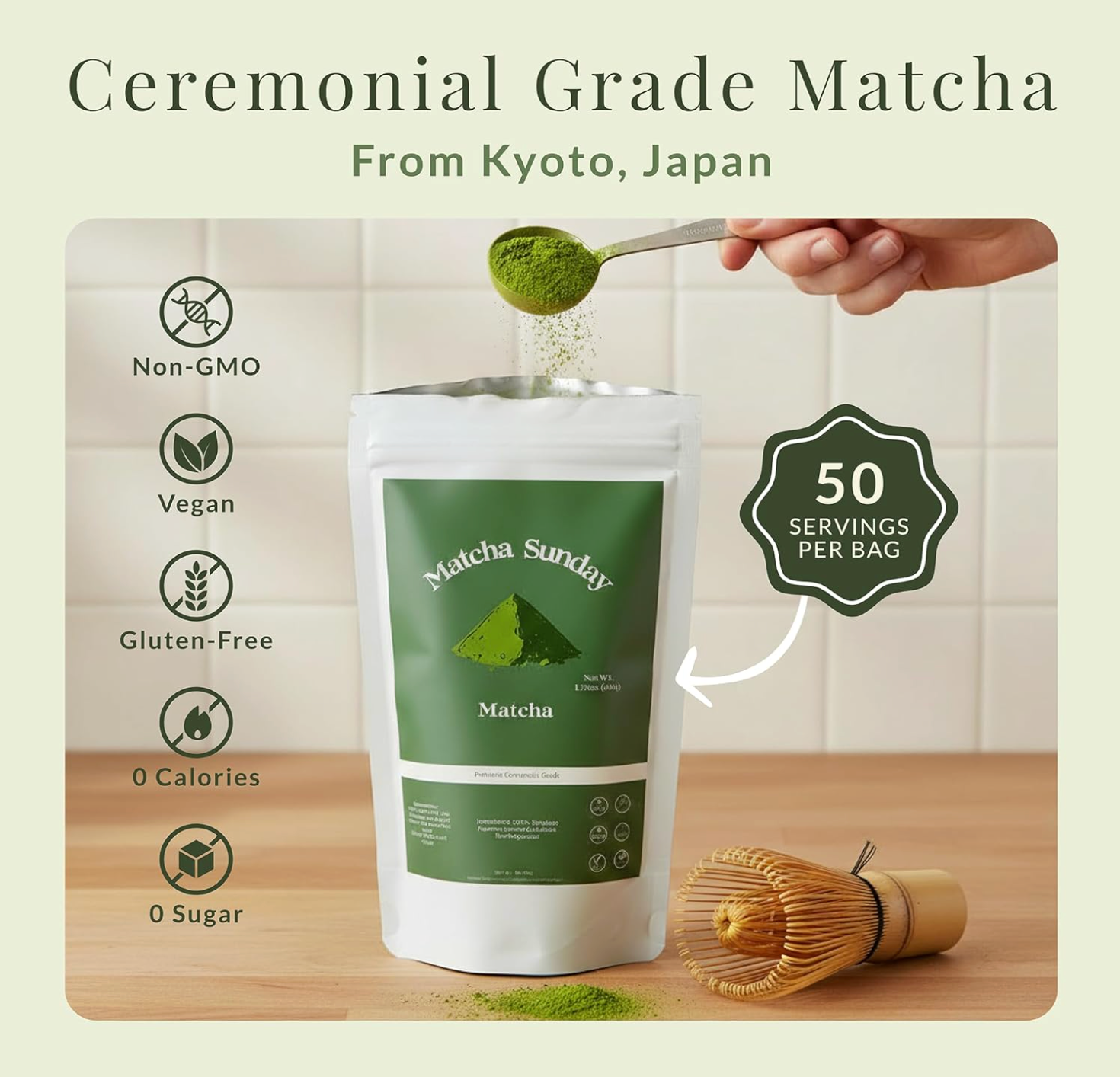 JAPON: MATCHA SUNDAY GRADO CEREMONIAL