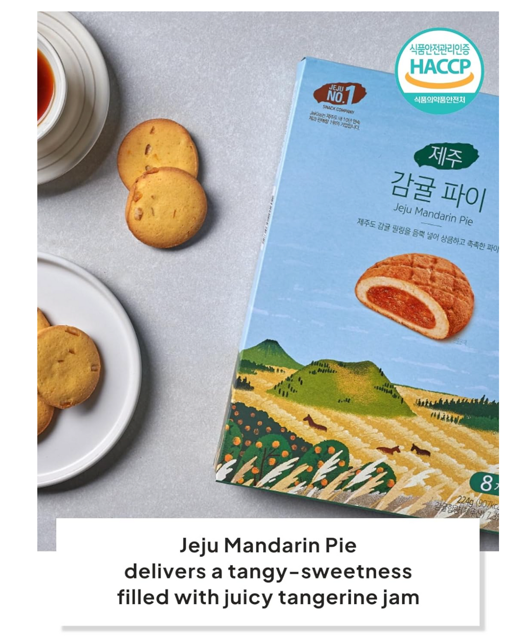 COREA: JEKISS PASTEL DE MANDARINA DE LA ISLA JEJU