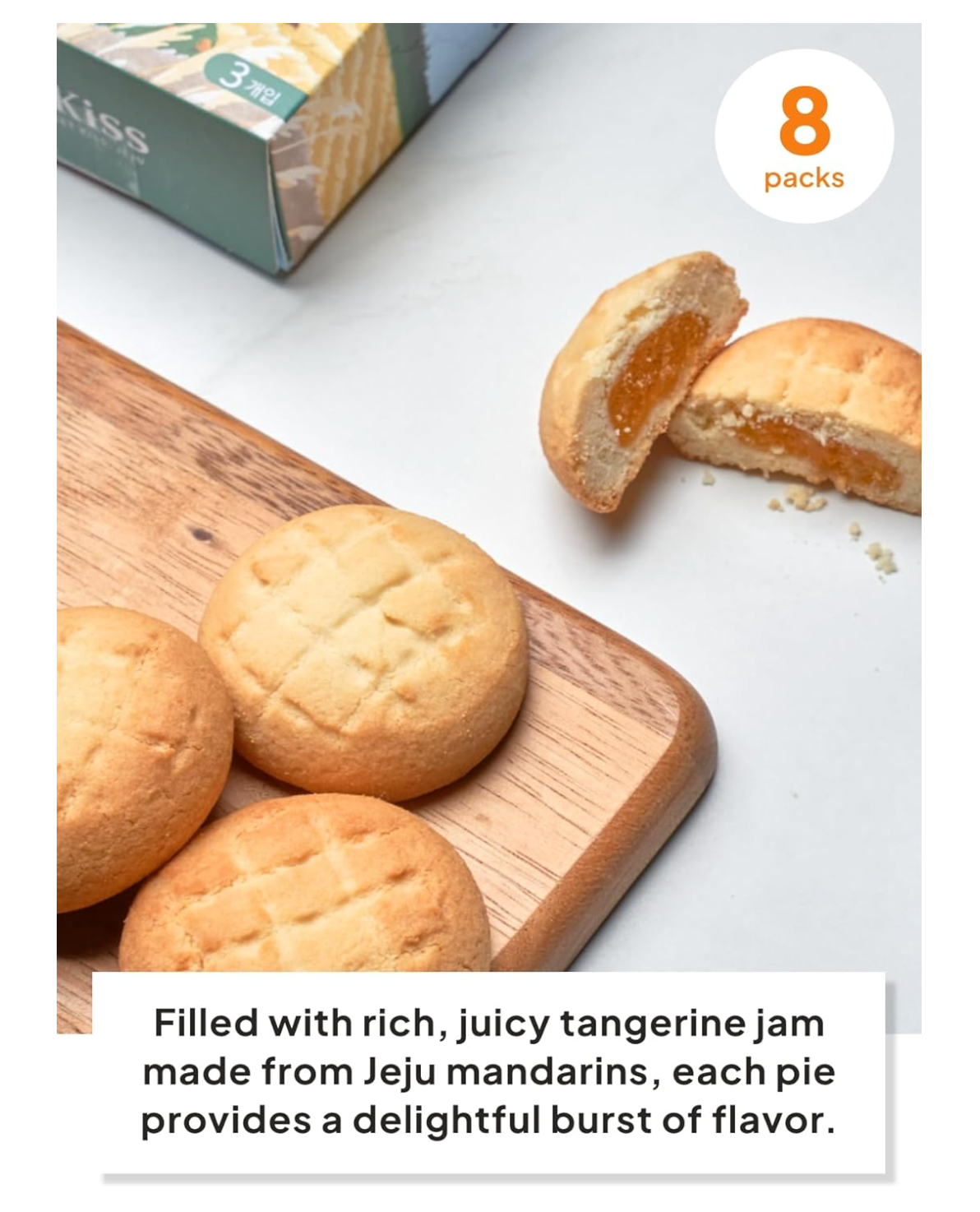 COREA: JEKISS PASTEL DE MANDARINA DE LA ISLA JEJU