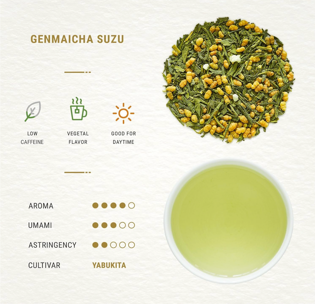 JAPON: SENBIRD GENMAICHA BROWN RICE GREAN TEA C/ MATCHA PREMIUM