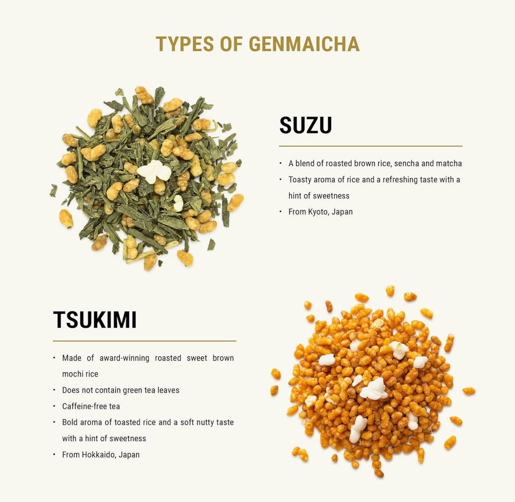 JAPON: SENBIRD GENMAICHA BROWN RICE GREAN TEA C/ MATCHA PREMIUM