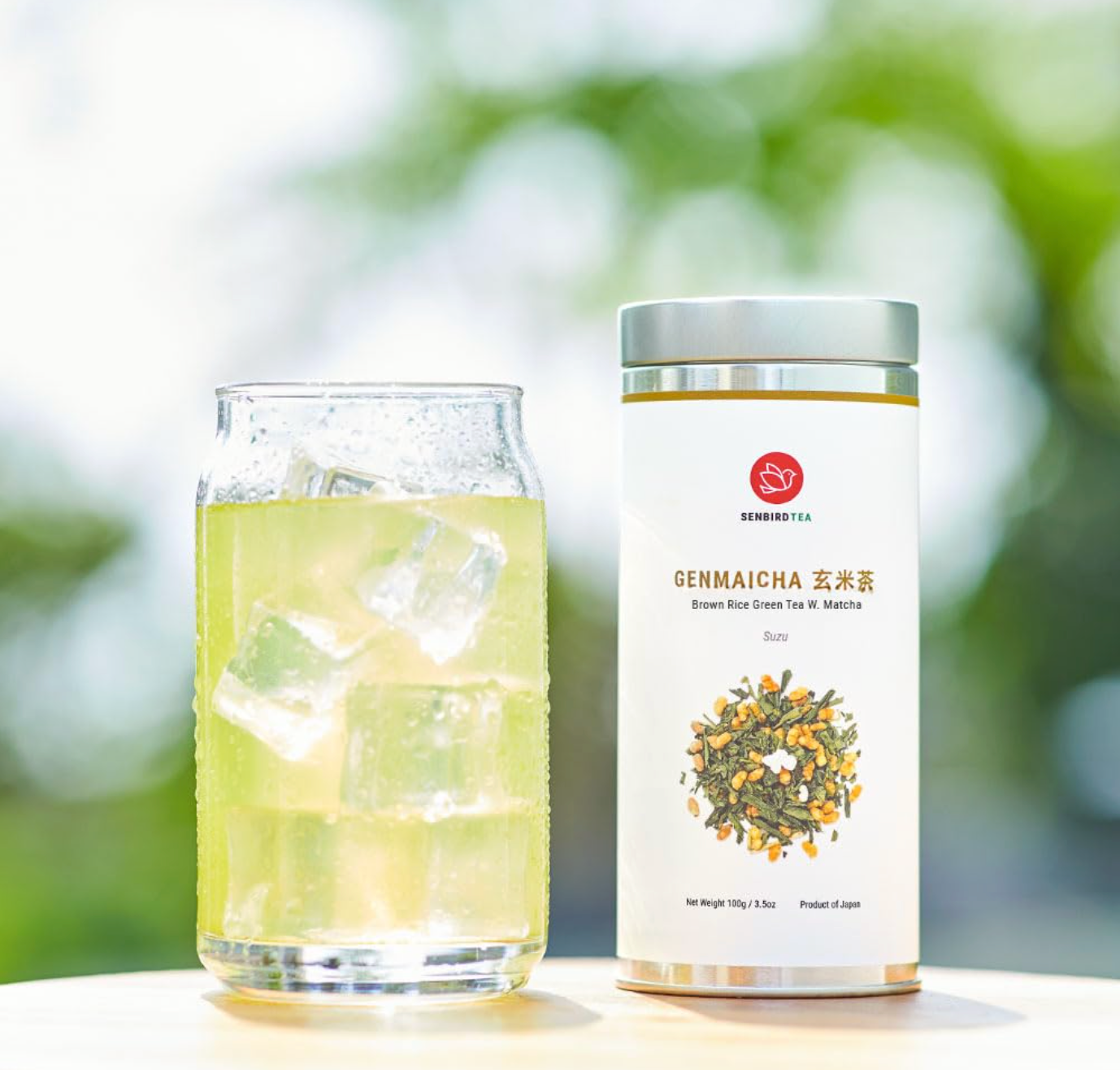 JAPON: SENBIRD GENMAICHA BROWN RICE GREAN TEA C/ MATCHA PREMIUM