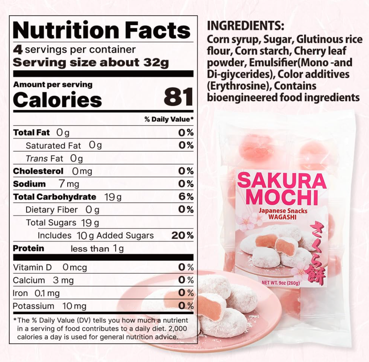 JAPON: SAKURA MATCHA MOCHI
