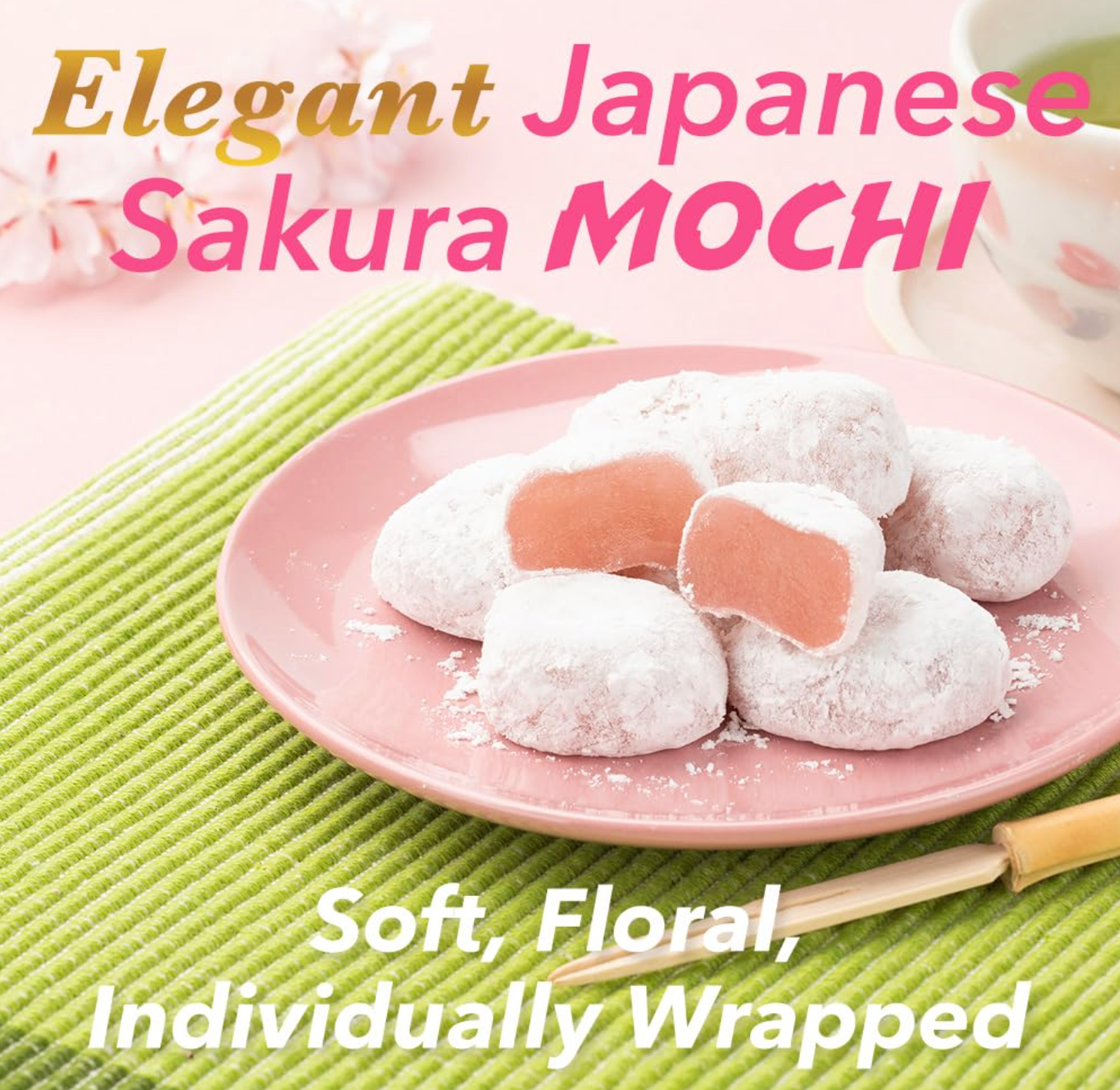 JAPON: SAKURA MATCHA MOCHI