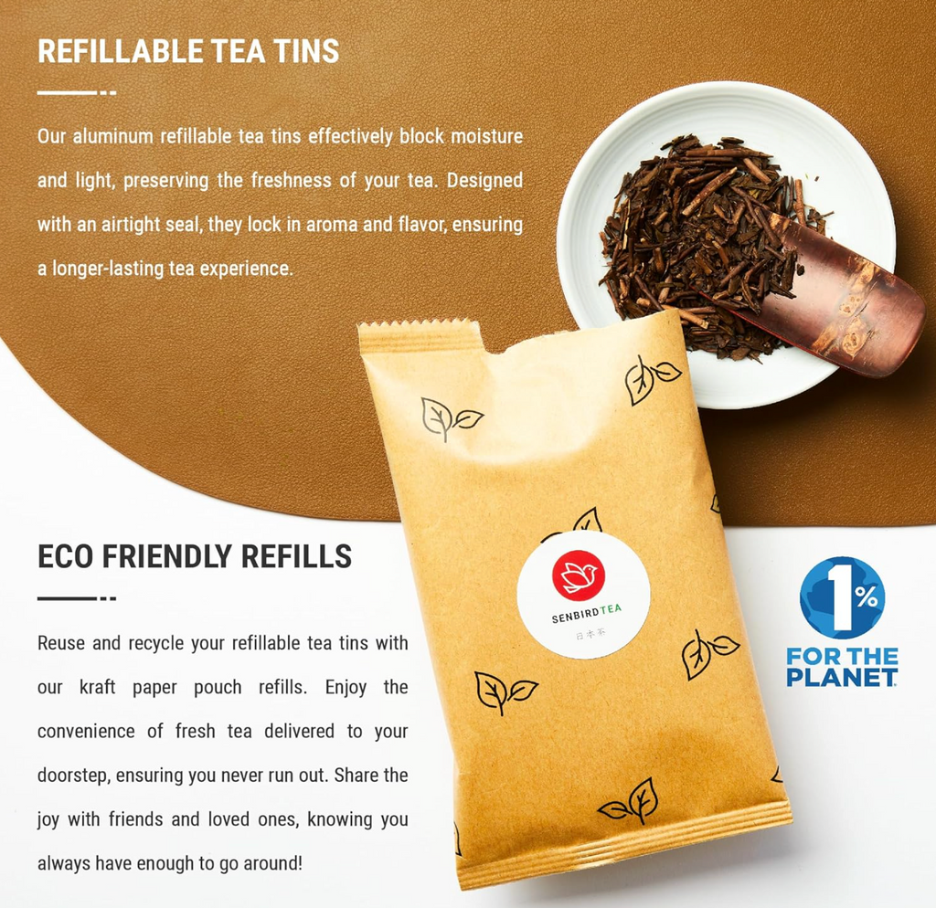 JAPON: SENBIRD HOJICHA ROASTED GREEN TEA PREMIUM