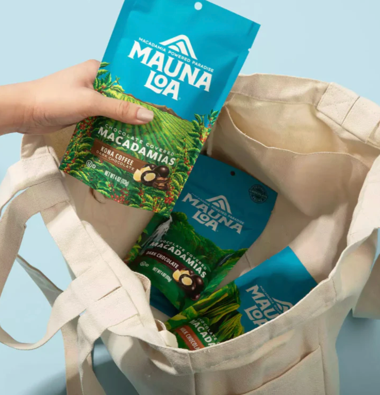 HAWAII: MAUNA LOA  DARK CHOCOLATE MACADAMIA NUTS