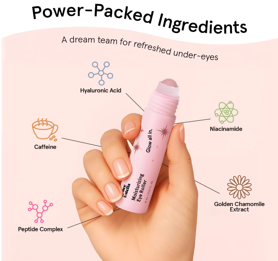GRACE & STELLA: MOISTURIZING EYE ROLLER