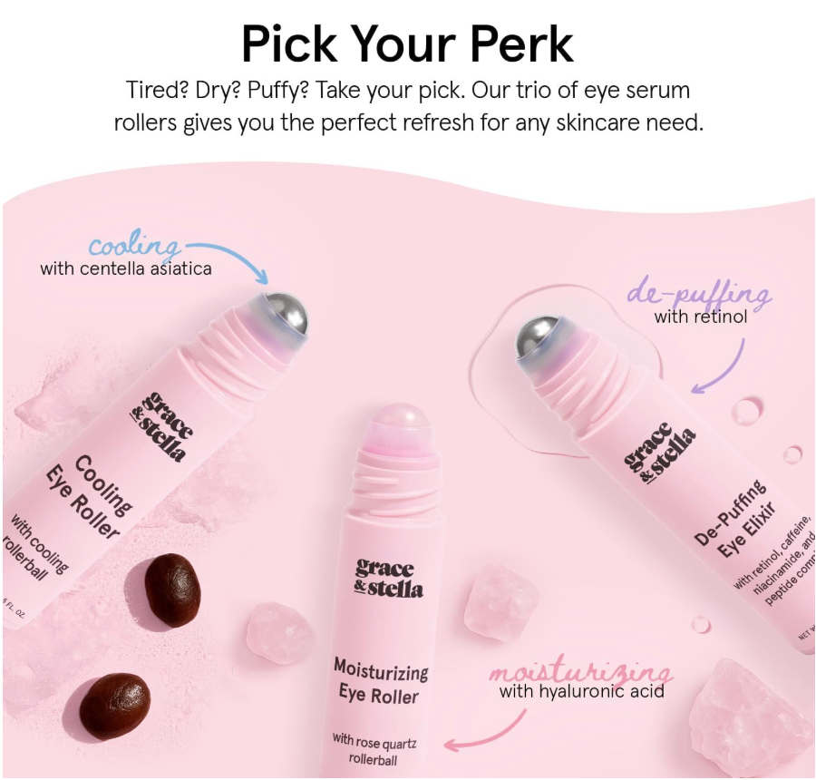 TRIO PACK: GRACE & STELLA EYE ROLLERS