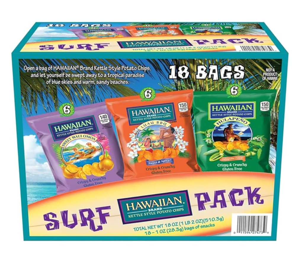 HAWAII: POTATO CHIPS SURF PACK