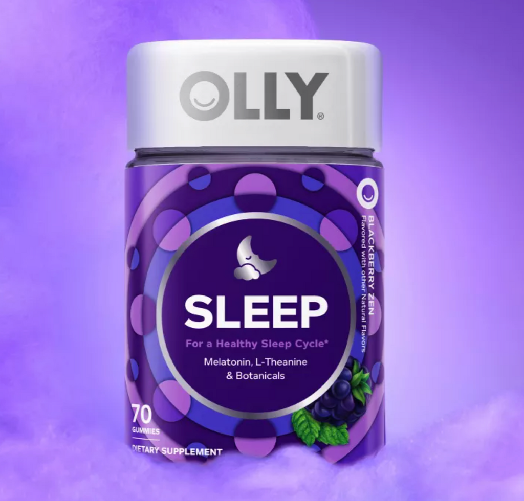 OLLY 3MG MELATONIN SLEEP GUMMIES - BLACKBERRY ZEN - 70CT