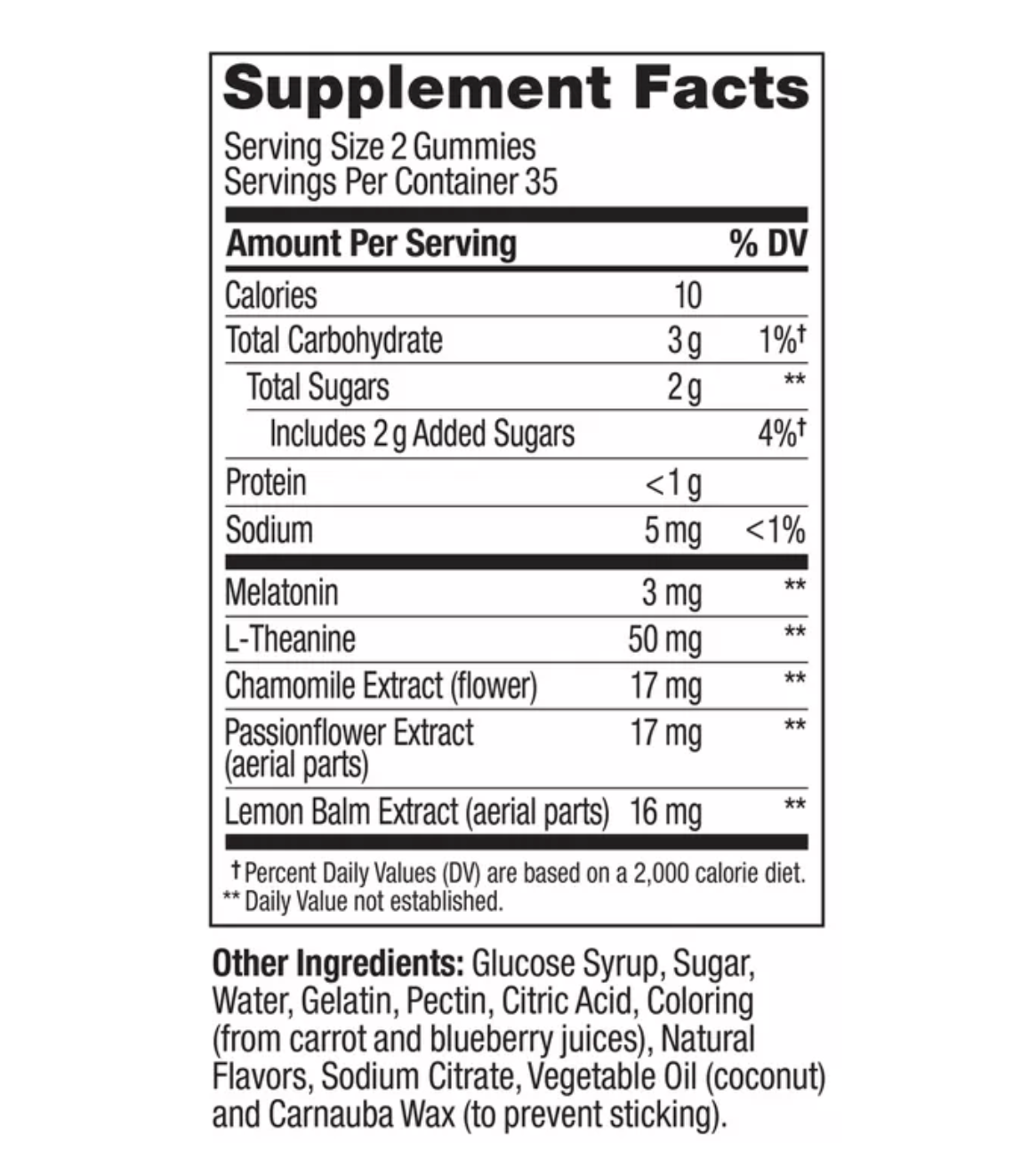 OLLY 3MG MELATONIN SLEEP GUMMIES - BLACKBERRY ZEN - 70CT