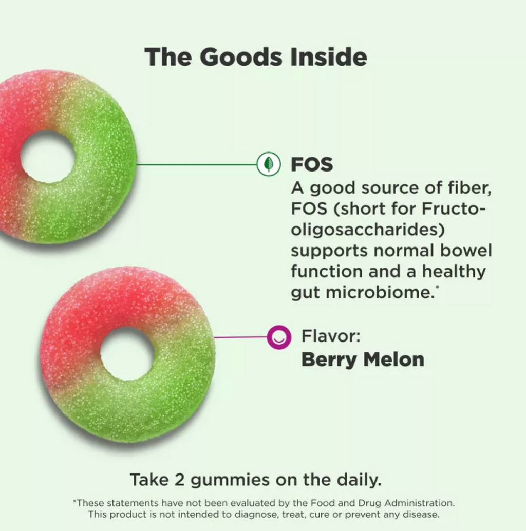 OLLY FIBER DIGESTIVE GUMMY RINGS