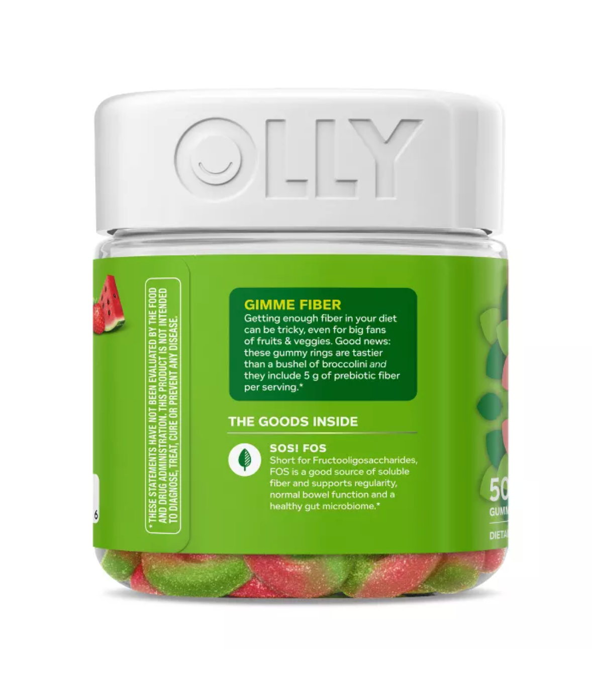 OLLY FIBER DIGESTIVE GUMMY RINGS