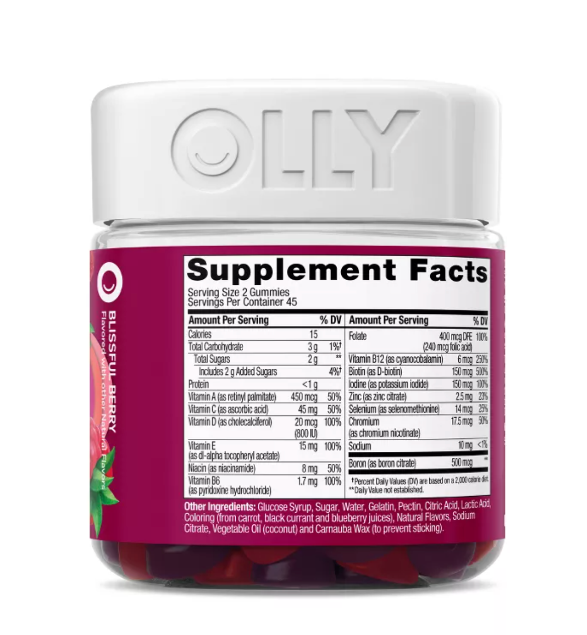 OLLY WOMEN'S MULTIVITAMIN GUMMIES - BERRY