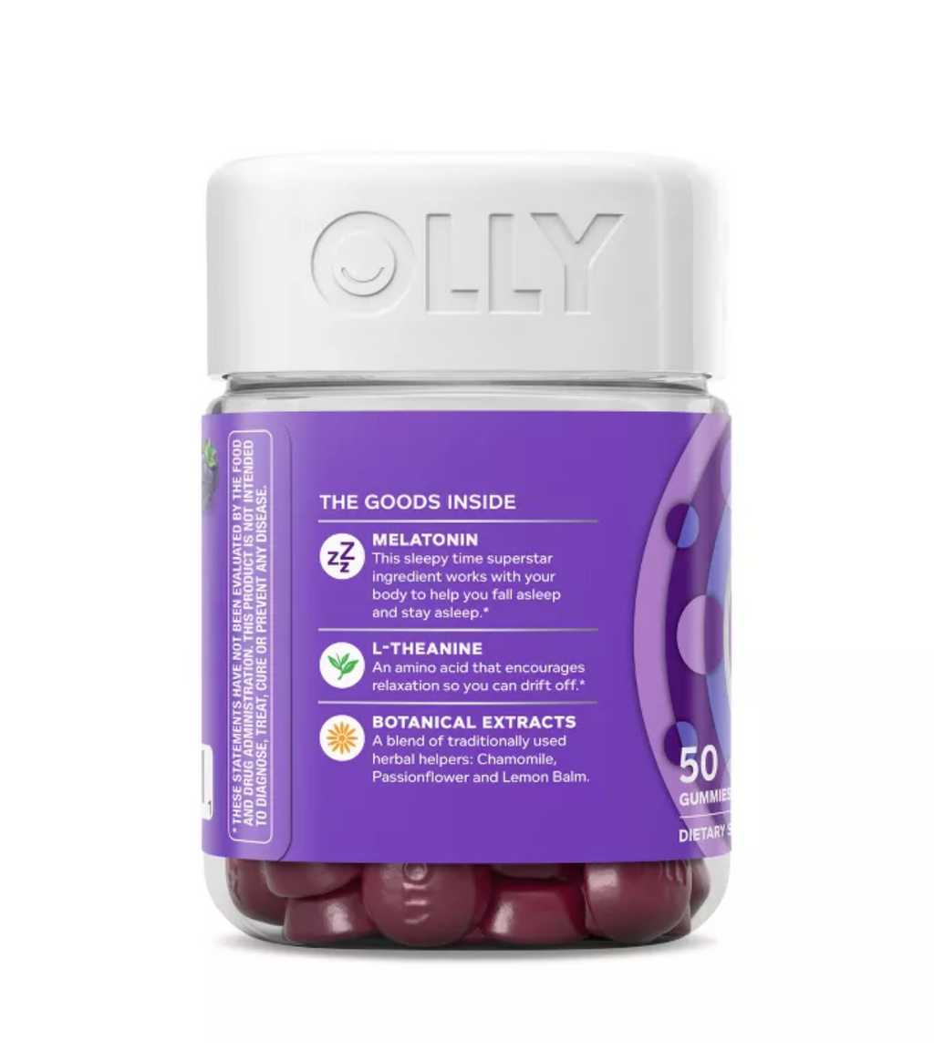OLLY 3MG MELATONIN SLEEP GUMMIES - BLACKBERRY ZEN