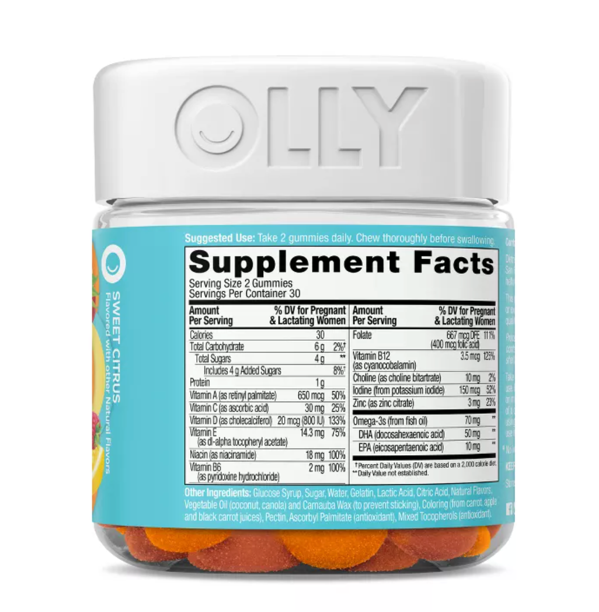 OLLY ESSENTIAL PRENATAL MULTIVITAMIN GUMMIES