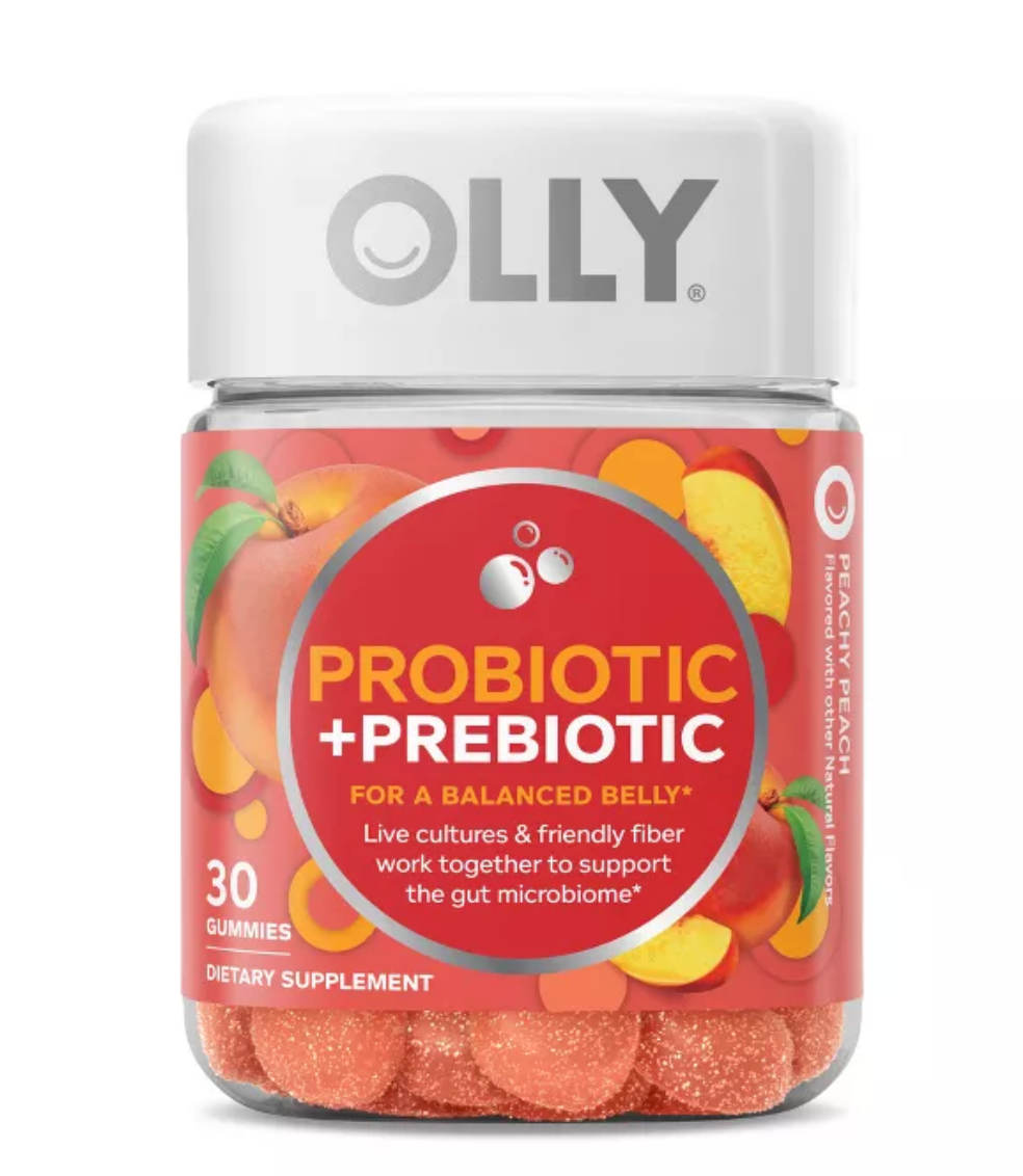 OLLY PROBIOTIC + PREBIOTIC GUMMIES - PEACHY PEACH