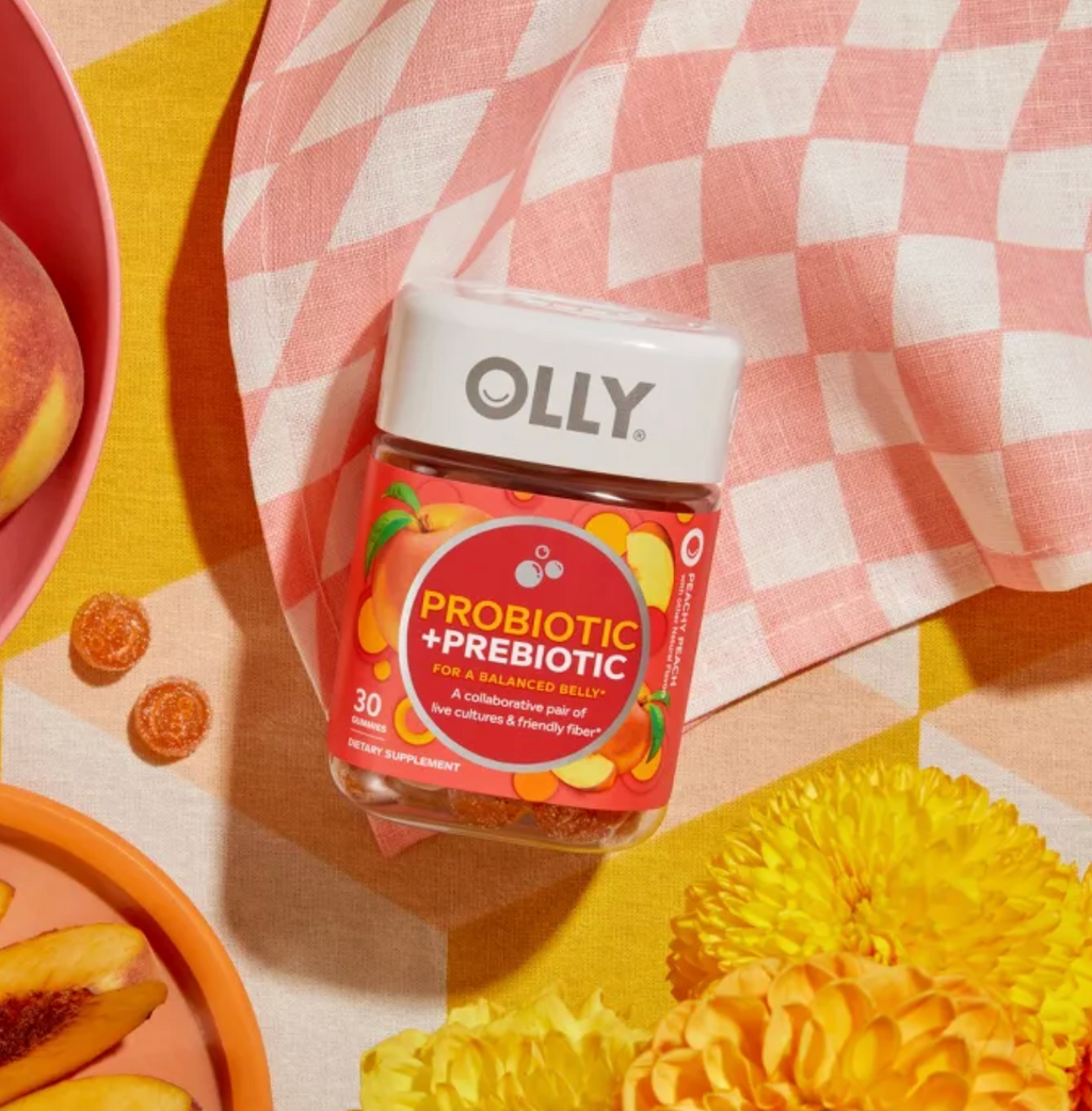 OLLY PROBIOTIC + PREBIOTIC GUMMIES - PEACHY PEACH